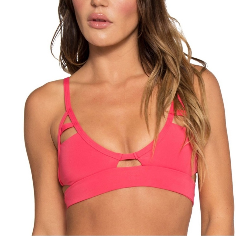 Tavik Jessi bikini top size large pink